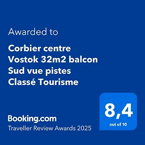 Appartement Corbier Centre 32m2 Balcon Sud Vue Pistes Vostok 9e étage Classé Tourisme Et Label Qualité Déco Savoie, Le Corbier